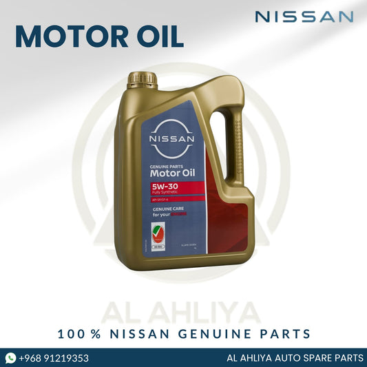 5W30 Nissan Genuine Engine Oil 4Ltr Fully Synthetic API SP/GF-6